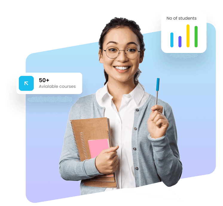 Nursing student studying